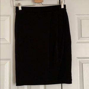 Black Tulip Front Pencil Skirt from BR